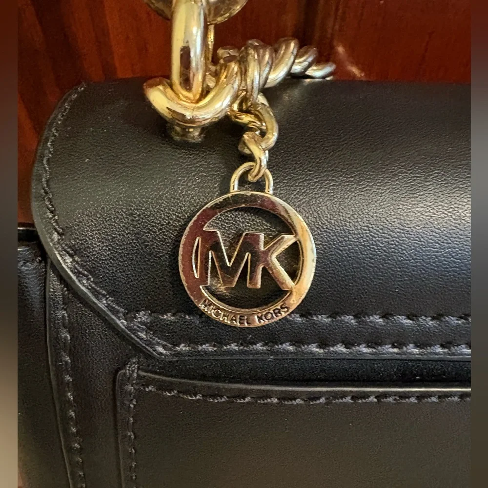 Michael Kors Lita Crossbody with Gold Accent - Removable Strap - Picture 2 of 16